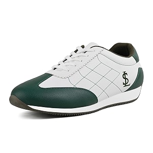 LOUIS STITCH Mens Casual Lightweight Lace-Up Low-Top