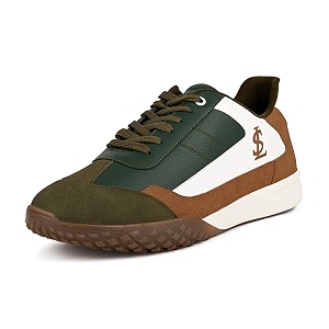 LOUIS STITCH Mens Casual Lightweight Lace-Up Low-Top