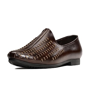 LOUIS STITCH Mens Ethnic Slip On Striped
