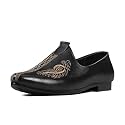 LOUIS STITCH Mens Ethnic Slip On Embroidery