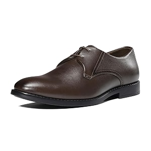 LOUIS STITCH Mens Formal Lace-Up Derby Shoes