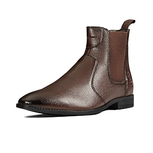 LOUIS STITCH Mens Mid-Top Ankle Chelsea Boots