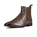 LOUIS STITCH Mens Mid-Top Ankle Chelsea Boots