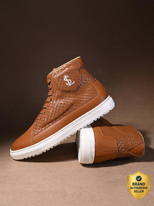 LOUIS STITCH Mens Russet Tan Sneaker Casual