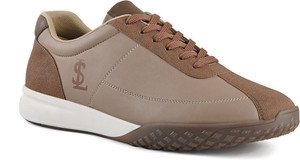 LOUIS STITCH Mens Tan and Beige Sneaker