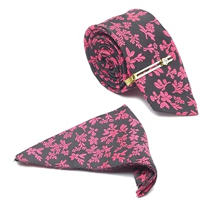 louis stitch mens iris purple italian silk necktie set incl pocket square cufflinks gold tiepin brooch american style formal tie gift set for men tepr010gp