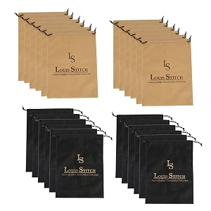 louis stitch non-woven shoe bag travel accessories shoes storage cover waterproof string bag39s organizer combo for men women unisex pack of 24 black amp beige plain