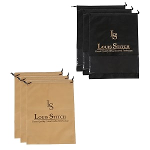 louis stitch non-woven shoe bag travel accessories shoes storage cover waterproof string bag39s organizer combo for men women unisex set of 6 black see-thru amp beige plain