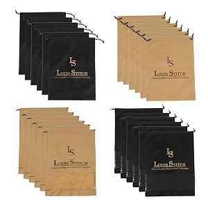 louis stitch non-woven shoe bag travel accessories shoes storage cover waterproof string bag39s organizer combo for men women unisex pack of 24 beige amp black plain amp see-thru