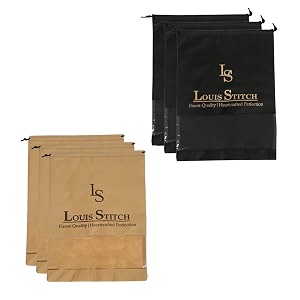 louis stitch non-woven shoe bag travel accessories shoes storage cover waterproof string bag39s organizer combo for men women unisex set of 6 black amp beige see-thru
