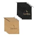 LOUIS STITCH Non-Woven Shoe Bag Travel Accessories Shoes Storage Cover Waterproof String Bag's Organizer Combo for Men Women Unisex (Set of 10) (Black &amp; Beige Plain)