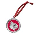 Louisville Ornament Non-Dated | Hand-Sculpted Christmas Tree Ornament | Intricately Crafted Metal Pewter Alma Mater Inlay