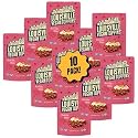 Louisville Vegan Jerky – Toppins’ Bacon Bits, Vegetarian and Vegan Meat - Non-GMO Soy Protein, Gluten-Free High Protein Vegan Snacks (3 oz, 10 - pack)