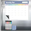 loukin Static Cling Monthly Dry Erase Calendar, Whiteboard Planner