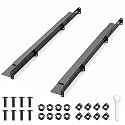 Lounsweer 1U Server Rack Rails 19in 24-36in Adjustable 4-Post Mount
