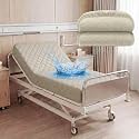 Lounsweer 2 Pcs Bed Mattress Protector Waterproof, 80 x 36 x 12in, Beige