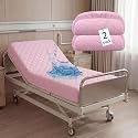 Lounsweer 2 Pcs Bed Mattress Protector Waterproof, 84 x 36 x 12in, Pink