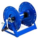 Lounsweer 3/8" x 300' Pressure Washer Hose Reel, 5000 PSI Steel, Blue