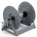 Lounsweer 3/8" x 300' Pressure Washer Hose Reel, 5000 PSI Steel, Grey