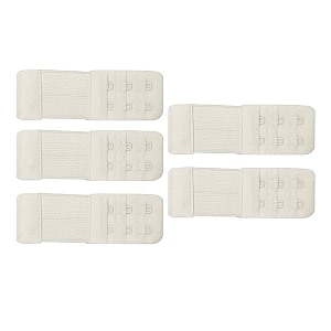 louryn koulyn bra hook extender-2 hook - 3 eye with extra elastic for women save your bra increase band length combo