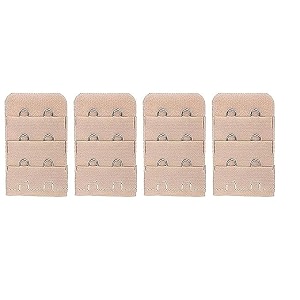 louryn koulyn bra hook extender- 2 amp 3 hooks without elastic bra extensions combo free size