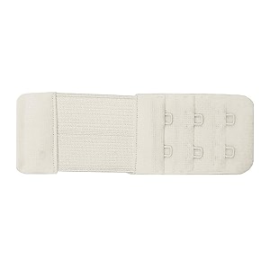 louryn koulyn bra hook extender-2 hook - 3 eye with extra elastic for women save your bra increase band length combo