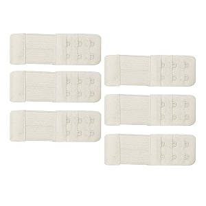 louryn koulyn bra hook extender-2 hook - 3 eye with extra elastic for women save your bra increase band length combo
