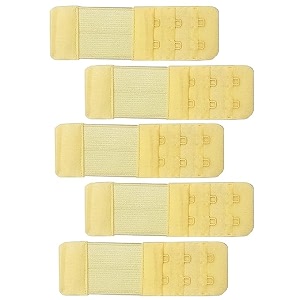 louryn koulyn bra hook extender-2 hook - 3 eye with extra elastic for women save your bra increase band length combo