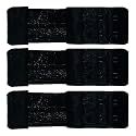 LOURYN KOULYN® Bra Hook Extender-2 Hook - 3 Eye (with Extra Elastic) for Women, Save Your Bra Increase Band Length Combo