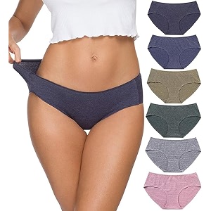 LOURYN KOULYN Cotton Bikini Womens Breathable Panties