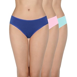 LOURYN KOULYN Solid Low Rise Cotton Bikini