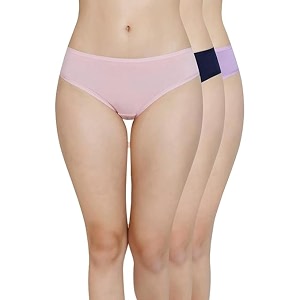 LOURYN KOULYN Solid Low Rise Cotton Bikini