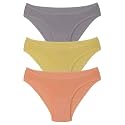 LOURYN KOULYN Solid Low Rise Cotton Bikini