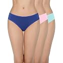 LOURYN KOULYN Solid Low Rise Cotton Bikini