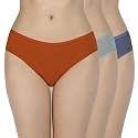 LOURYN KOULYN Solid Low Rise Cotton Bikini