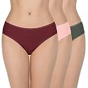 LOURYN KOULYN Solid Low Rise Cotton Bikini