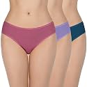 LOURYN KOULYN Solid Low Rise Cotton Bikini