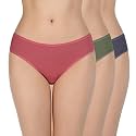 LOURYN KOULYN Solid Low Rise Cotton Bikini
