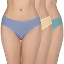 LOURYN KOULYN Solid Low Rise Cotton Bikini