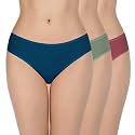 LOURYN KOULYN Solid Low Rise Cotton Bikini