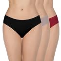 LOURYN KOULYN Solid Low Rise Cotton Bikini