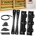 Louver Bracket Kit,Deck Sunblind System Bracket for DIY Privacy Deck-1 Set