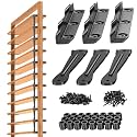 Louver Bracket Kit Metal for DIY Privacy Fence,Pergola,Outdoor,1 Set