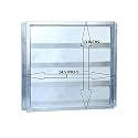 Louver (Iron and aluminium Shutter) 12inch Silver, pack of 1