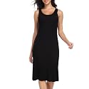 Lovasy Full Slip for Women Under Dress Long Wide Straps Slips Sleeveless Tank Tops Dresses Nightgown S-3XL