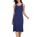 Lovasy Full Slip for Women Under Dress Long Wide Straps Slips Sleeveless Tank Tops Dresses Nightgown S-3XL