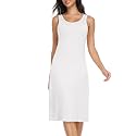 Lovasy Full Slip for Women Under Dress Long Wide Straps Slips Sleeveless Tank Tops Dresses Nightgown S-3XL
