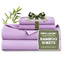 Love's cabin 100% Rayon Derived from Bamboo, King Size Sheet Set, 6 Pieces