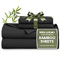 Love's cabin 100% Rayon Derived from Bamboo, King Size Sheet Set, 6 Pieces