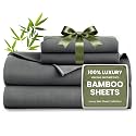 Love's cabin 100% Rayon Derived from Bamboo, Queen Sheet Set, 6 Pieces